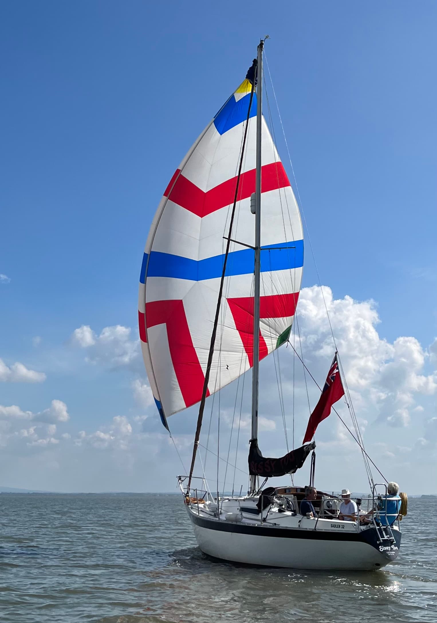 Spinnaker sailing